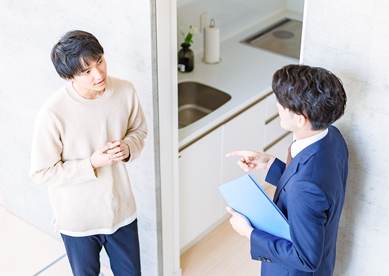 気になった物件の内覧をする